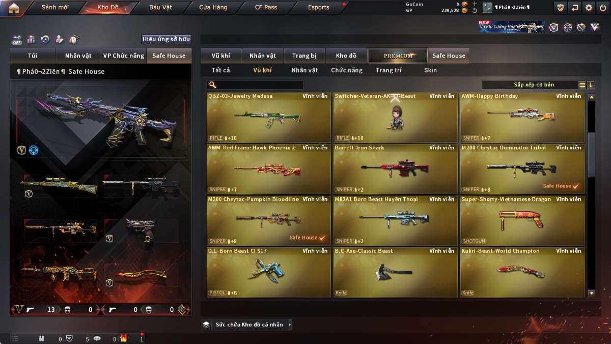 shop acc cf uy tin gia re